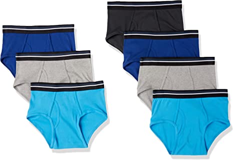 Amazon Essentials Men's Tag-Free Cotton Briefs, Pack of 7