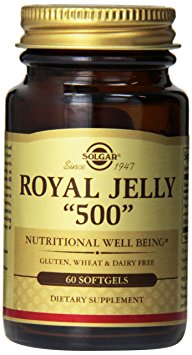 Solgar - Royal Jelly "500" Supplement, 60 Softgels