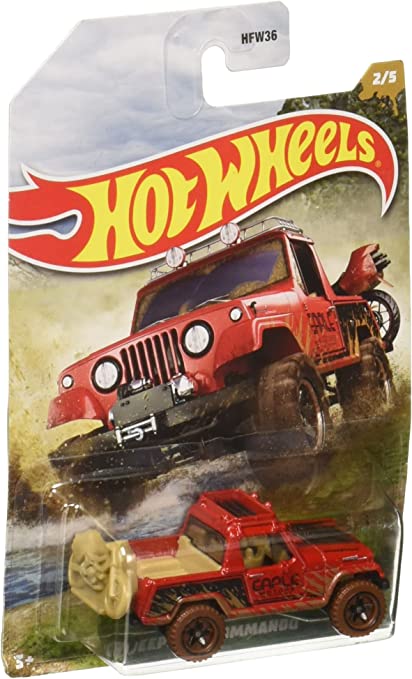 Hot Wheels - '67 Jeepster Commando - Off-Road Mud Runners 2/5 [red]