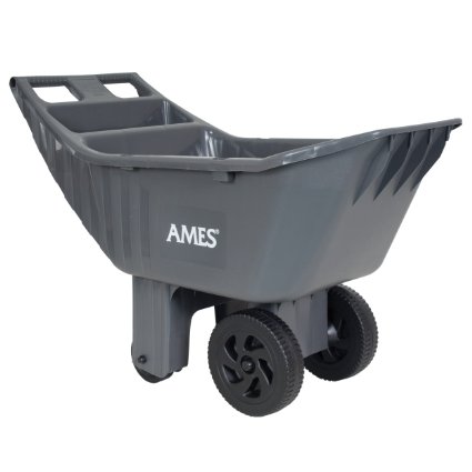 Ames Easy Roller 4 cubic foot poly yard cart - 2463875