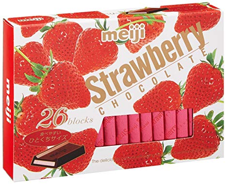 Japanese Chocolate / Japan Choco - Meiji Strawberry Chocolate Bouns Pack
