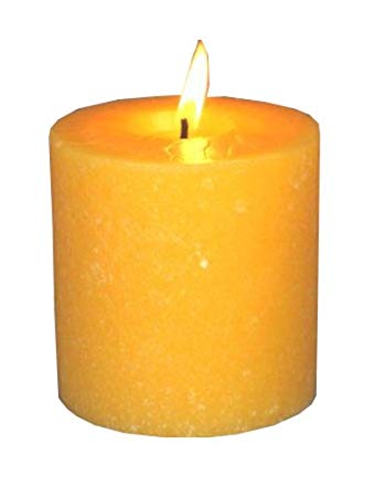 Root Candles Scented Timberline Pillar Candle, 3 x 3-Inches, Tangerine Lemongrass