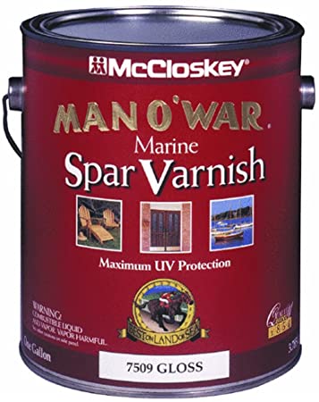 McCloskey/Valspar 80-0007509-07 Man O'War Spar Marine Varnish - Gloss ~ 1 Gallon