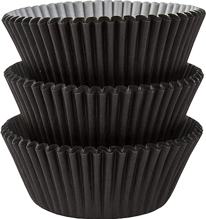 Mini Cupcake Cases Black