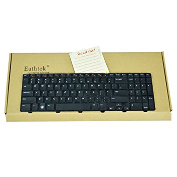 Eathtek New Laptop Keyboard for Dell Inspiron 15R N5110 M5110 series Black US Layout, Compatible Part Numbers 4DFCJ 04DFCJ MP-10K73US-442 MP-10K7 (Note: The part# may be different)