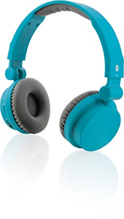 iLive iAHB45TL Over-the-Ear Wireless Bluetooth Headphones, Teal