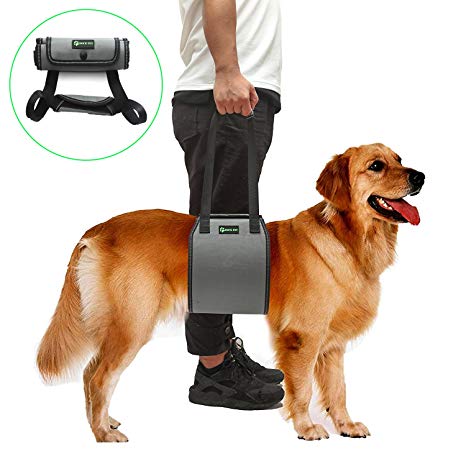 Lepark Dog Sling with Handle for Canine Aid, Veterinarian Approved Dog Lift Harness for Rehabilitation