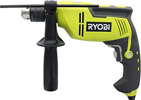 Ryobi D620H 5/8" 6.2 Amp 2,700 RPM Heavy Duty Variable Speed Reversible Hammer Drill w/ Depth Stop Rod and Chuck Key Storage