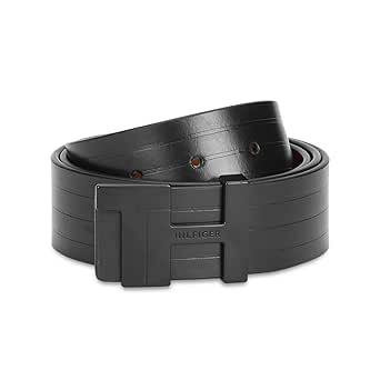 Tommy Hilfiger Carlisle Leather Reversible Belt For Men - L 1M, Black Tan