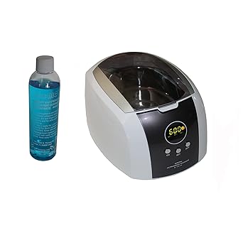 iSonic® Ultrasonic Jewelry Cleaner D7910B with Cleaning Solution Concentrate CSGJ01, 110V