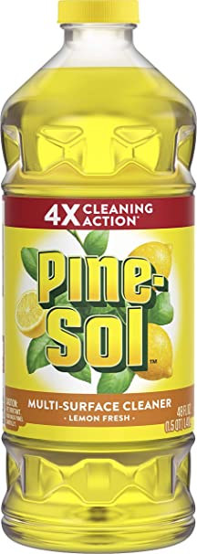 Pine-Sol All Purpose Multi-Surface Cleaner, Lemon Fresh, 48 Ounces (Package May Vary