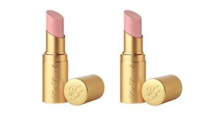 Too Faced Double Dolly Lipstick To Go 2 Piece Travel Bundle