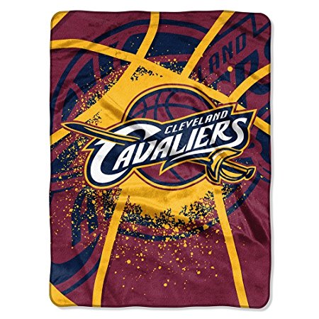 The Northwest Company NBA Cleveland Cavaliers Shadow Play Raschel Blanket, 60-Inch by 80-Inch