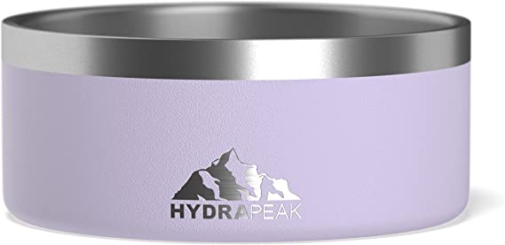 Hydrapeak Dog Bowl - Non Slip Stainless Steel Dog Bowls for Water or Food