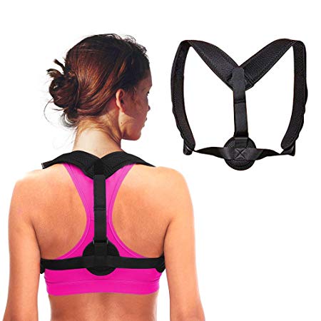 Back Posture Corrector For Women Men-Back Brace - Posture Brace - Clavicle Support Brace - Effective and Comfortable Posture Support - Upper Back Pain Relief