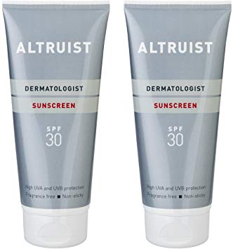 Altruist. Dermatologist Sunscreen. Broad spectrum SPF 30 & high UVA protection 200 ml - Pack of 2