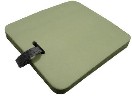 Moss Green Thick Seat Cushion with Holding Handle and Velcro Strap by Guidesman