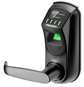 ZKTeco L7000S OLED Display Keyless Biometric Fingerprint Door Lock,German Standard Mortise Trinity Fingerprint   Password  Key