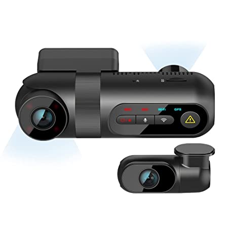 Viofo T130 Car DashCam 3CH 3 Channel Front 2K 1440P   Interior 1080P   Rear 1080P WiFi GPS 3 Channel Camera Super Capacitor Parking Mode Recording Car Camera