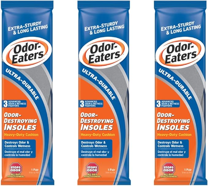 Odor Eaters Insoles Ultra-Durable (3 Pack)