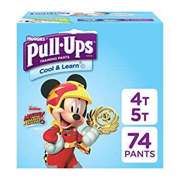 Pull-Ups Cool & Learn Potty Training Pants for Boys, 4T-5T (38-50 lb.), 74 Ct. (Packaging May Vary)