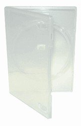 100 Standard Clear Single DVD Cases