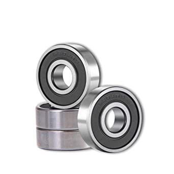 ［4 Pack］6202-2RS Ball Bearings – Bearing Steel and Double Rubber Sealed Miniature Deep Groove Ball Bearings for Home Appliances, Garden Machinery, Outdoor Vehicles, Electric Toy&Tool (3/51-2/52/5")