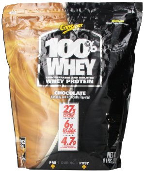 Cytosport 100% Whey Protein Powder, Chocolate, 6 Pound