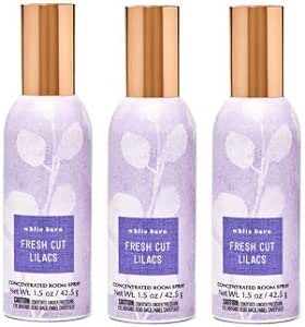 Bath and Body Works 3 Pack Concentrated Room Spray 1.5 Oz. Fresh Cut Lilacs.