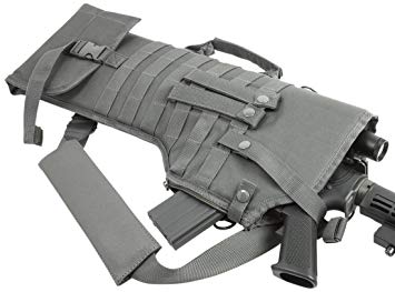 Ultimate Arms Gear Tactical, Ambidextrous Molle AR15 AR-15 M4 M16 Rifle Scabbard Soft Protective Carry Case, Urban Grey Gray