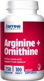 Jarrow Formulas Arginine and Ornithine 750 mg 100 Tablets