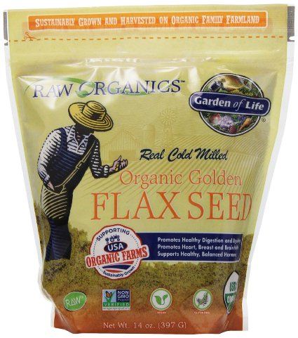 Garden of Life RAW Organics - Organic Ground Flax Seeds, 14 oz