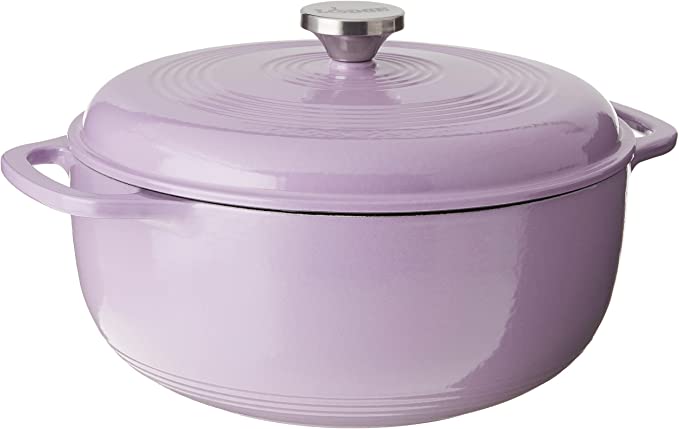 Lodge Enameled Dutch Oven, 6 Qt, Lilac