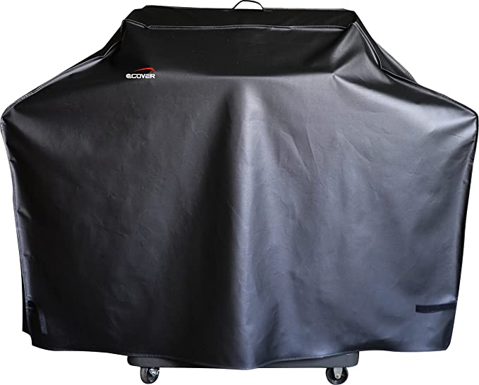 52" Heavy Duty Waterproof Gas Grill Cover fits Weber Char-Broil Coleman Gas Grill (52"x22"x40", Black)