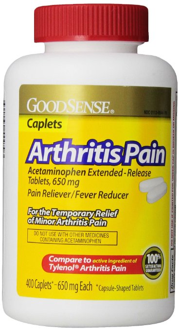 GoodSense Arthritis Pain Acetaminophen Extended-Release Tablets, 650 Mg, 400 Count