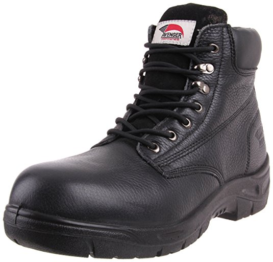Avenger 7212 6" Leather Slip Resistant EH Safety Toe Work Boot