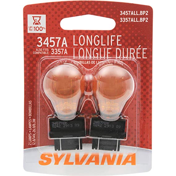 SYLVANIA 3357A/3457A Long Life Miniature Bulb, (Contains 2 Bulbs)