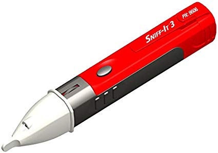Triplett Sniff-It 3 Non-Contact AC Voltage Detector with Adjustable Sensitivity, Detects 25V - 1000V (9606)