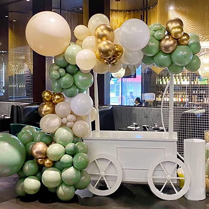 Sage Green Balloons Garland kit Arch green Olive Birthday Decor Party Decorations Baby Shower