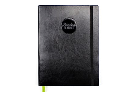 Passion Planner - Classic Size (A4 - 8.5"x11") (Undated Sunday Timeless Black)