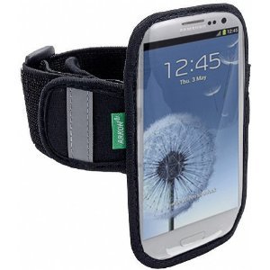 Arkon XXL Smartphone Workout Armband for Samsung Galaxy S3 S III, S2 S II, Galaxy Nexus, Skyrocket, Motorola Droid RAZR and More - Black