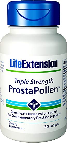 Life Extension Triple Strength ProstaPollen, 30 Softgels