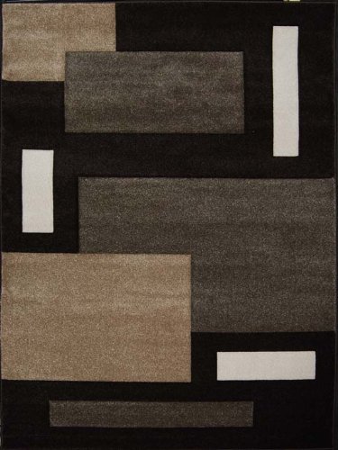 Home Dynamix Sumatra 9377b-514 31-1/2-Inch by 55.1-Inch Area Rug, Dark Brown