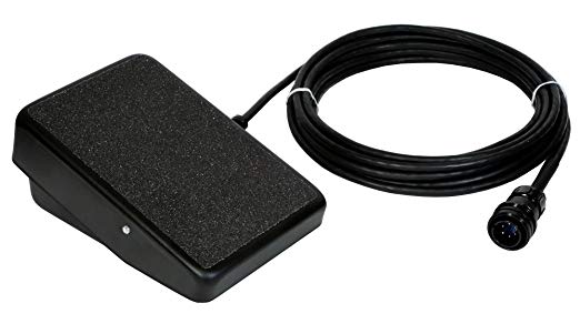 SSC Controls C820-0625 TIG Welding Foot Pedal, Replaces Lincoln K870 Amptrol, 6-Pin Plug, 25-ft Cable, TIG Welders, Amperage Control, Made in USA