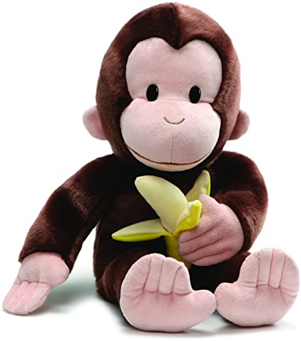 GUND Curious George with Banana Plush Stuffed Animal, 20”