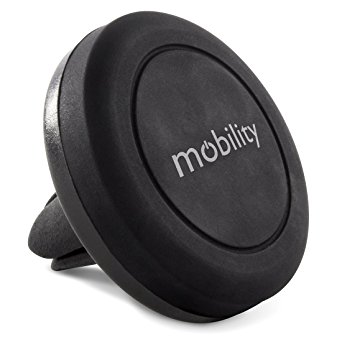 Mobility Magnetic Car Mount - Compatible with Apple iPhone 6, 6 Plus, 5, Samsung Galaxy S7, S6, LG G4, Nexus 6P Smartphones