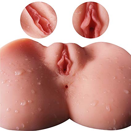 Sexymate Life Size Virgin Pussy Ass Sex Toys Realistic Masturbator Men Sex Toys Masturbation Cup Ass Vagina Anal Sex Toys for Male Masturbation Pocket Pussy Doll