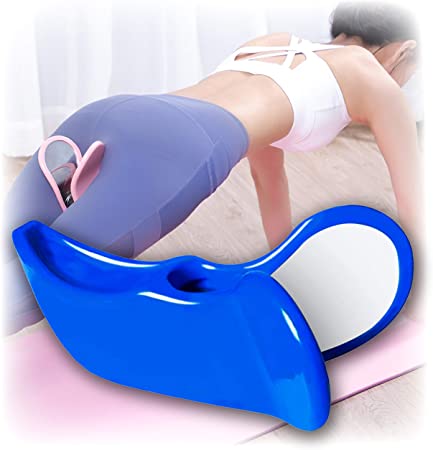 Kegel Hip Exerciser Clamp - Training Tool for Women - Targets Pelvic Floor Waist Hips Thighs and Glutes - Help Postpartum Recovery Improve Bladder Control Strength Trainer Lift and Tone Lower Muscles