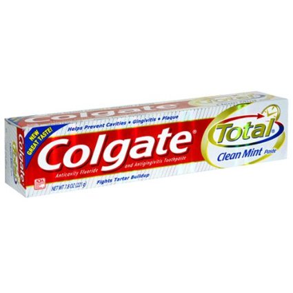 Colgate Total Anticavity Fluoride And Antigingivitis Toothpaste, Clean Mint, Paste, 7.8 oz (221 g)