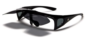 Polarized Flip Up Fit Over Sunglasses with Side Shields